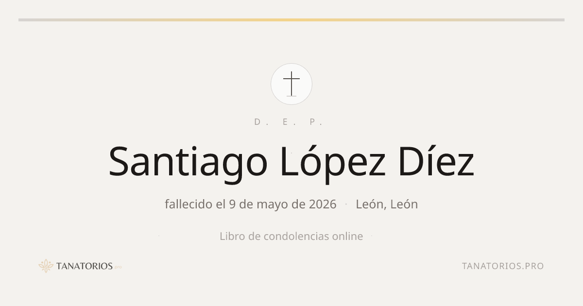 Memorial de Santiago López Díez