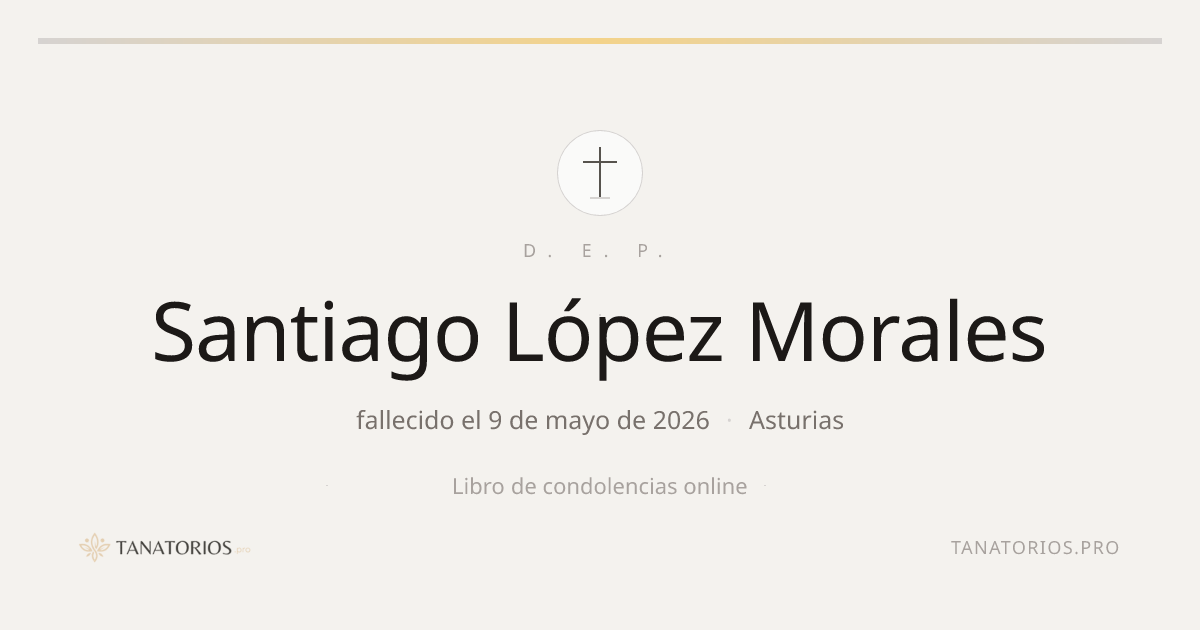 Memorial de Santiago López Morales