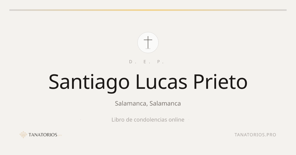 Memorial de Santiago Lucas Prieto