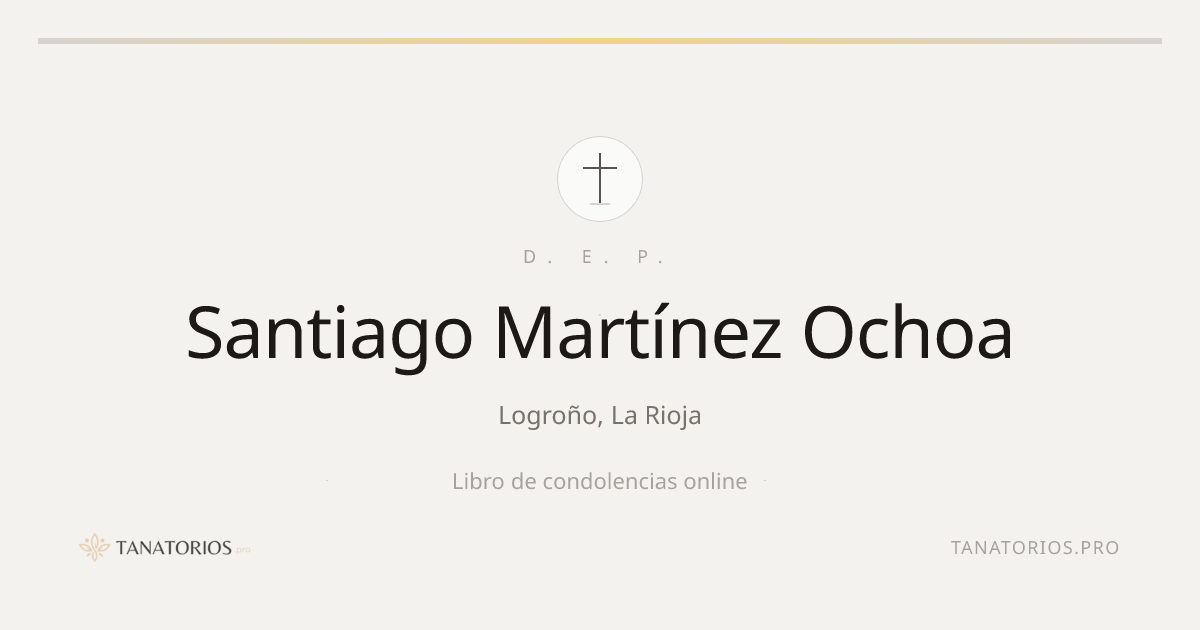 Memorial de Santiago Martínez Ochoa