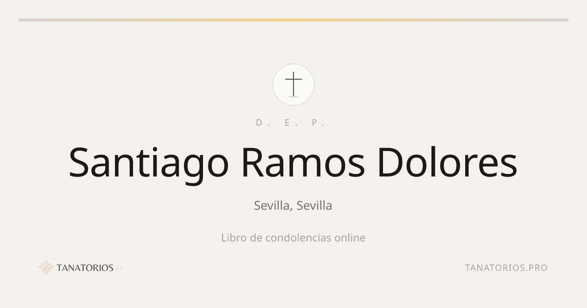 Memorial de Santiago Ramos Dolores