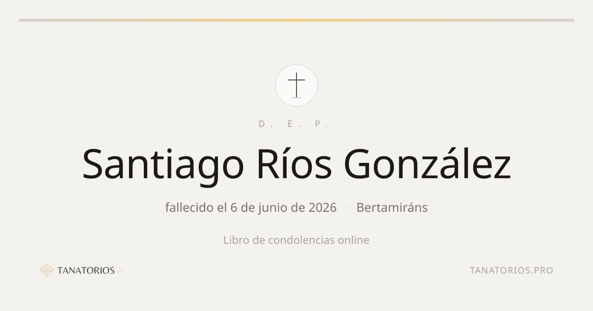 Memorial de Santiago Ríos González