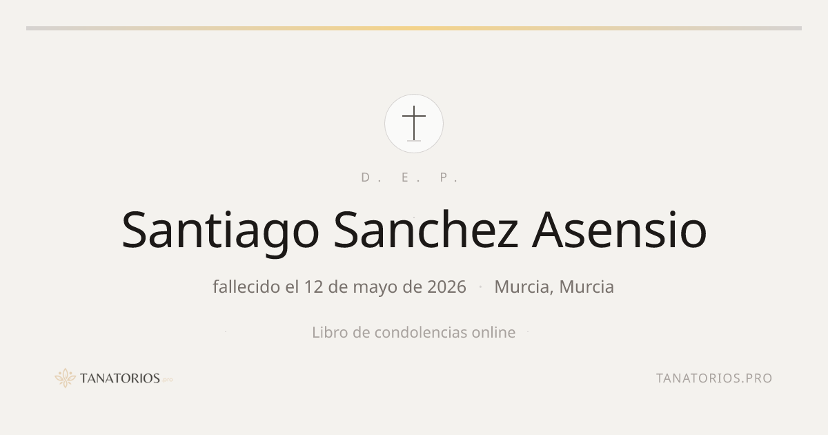 Memorial de Santiago Sanchez Asensio