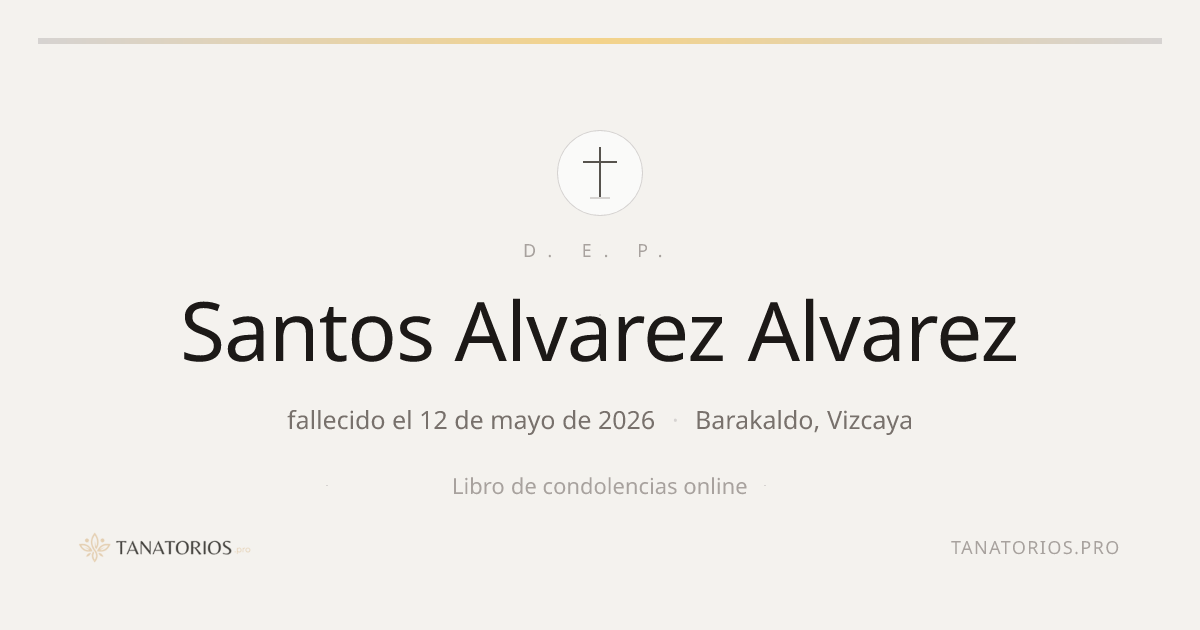 Memorial de Santos Alvarez Alvarez