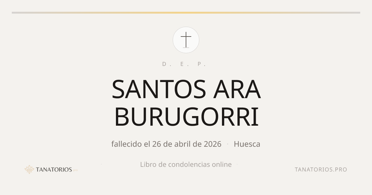 Memorial de SANTOS ARA BURUGORRI