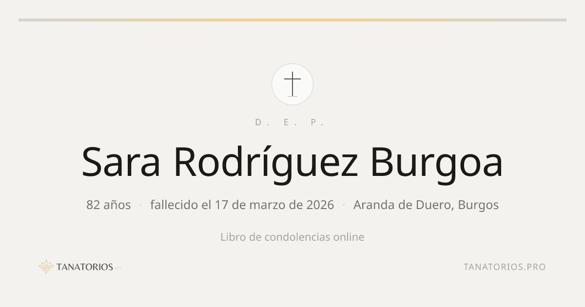 Memorial de Sara Rodríguez Burgoa