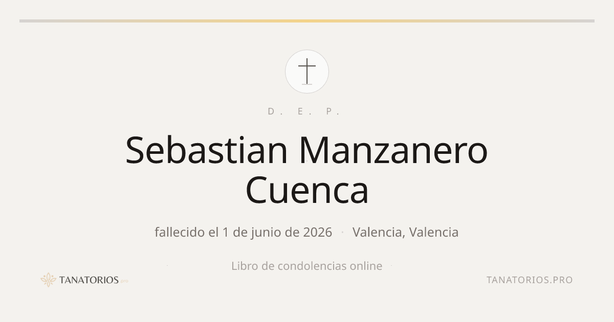 Memorial de Sebastian Manzanero Cuenca