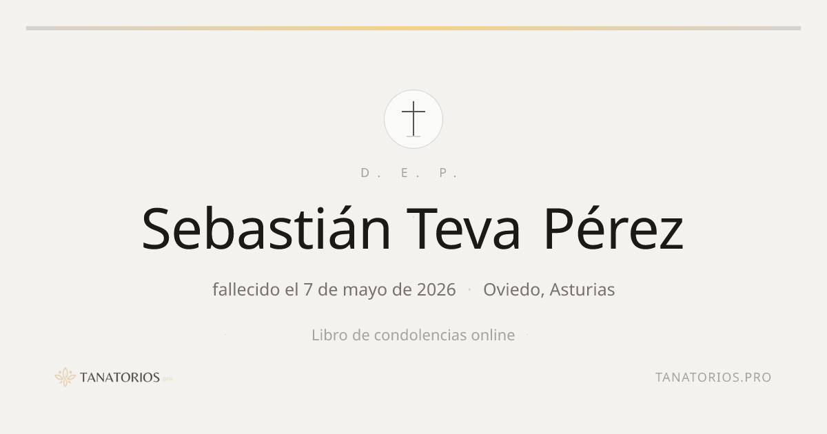 Memorial de Sebastián Teva Pérez