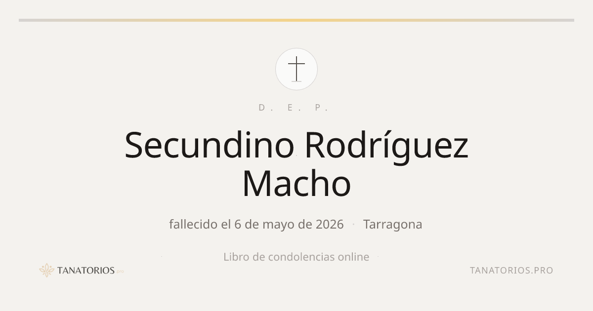 Memorial de Secundino Rodríguez Macho