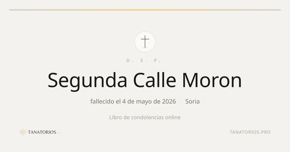 Memorial de Segunda Calle Moron