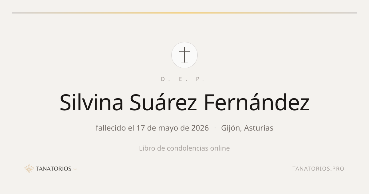Memorial de Silvina Suárez Fernández