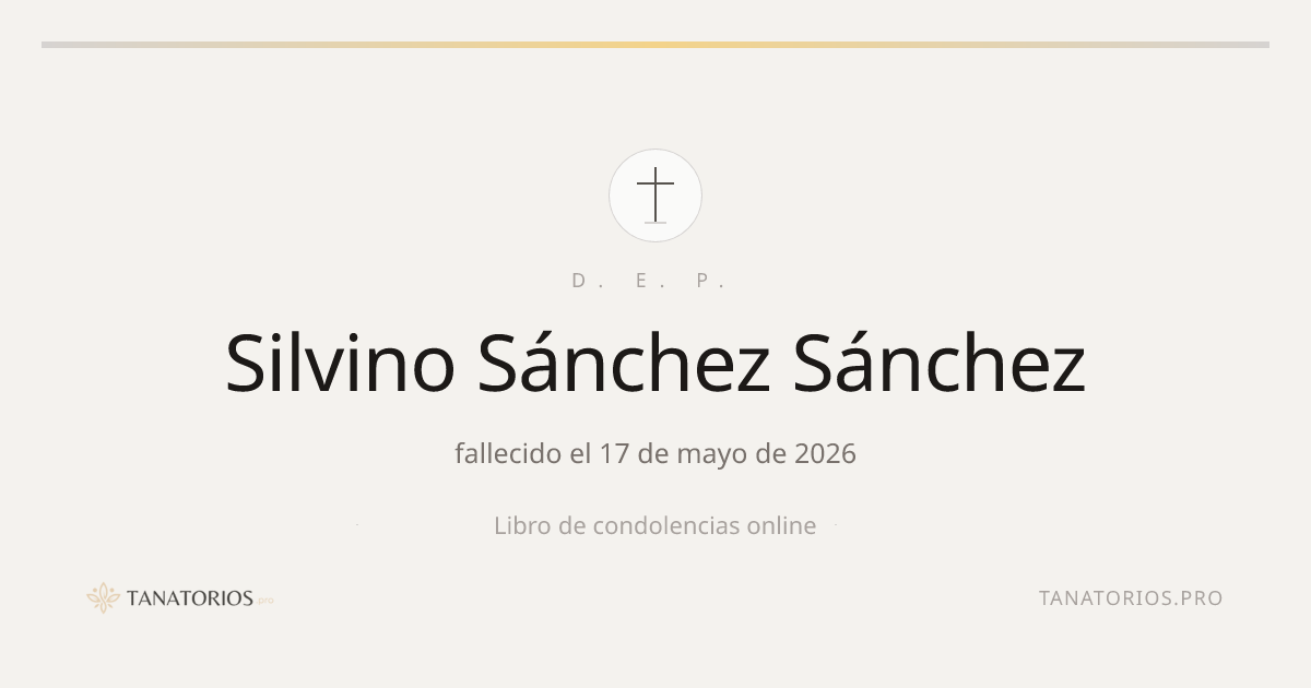 Memorial de Silvino Sánchez Sánchez