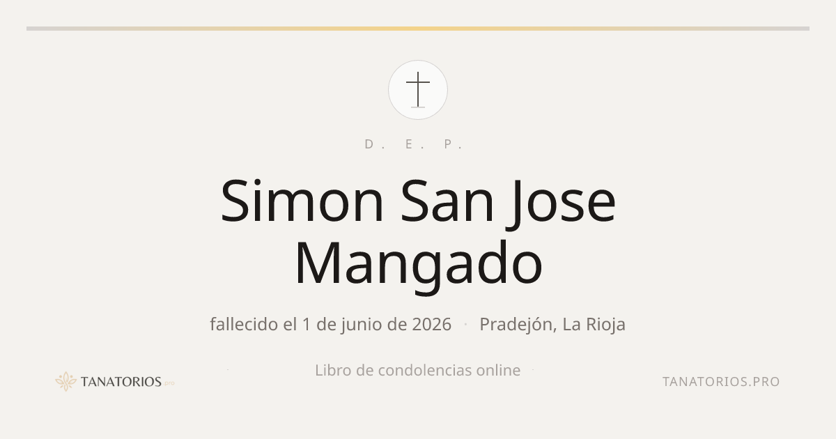 Memorial de Simon San Jose Mangado