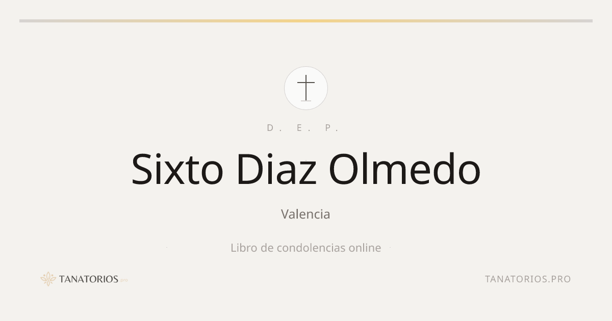 Memorial de Sixto Diaz Olmedo