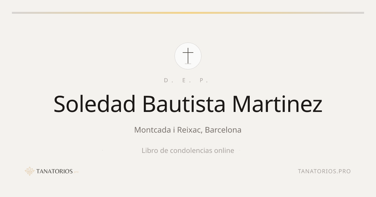 Memorial de Soledad Bautista Martinez