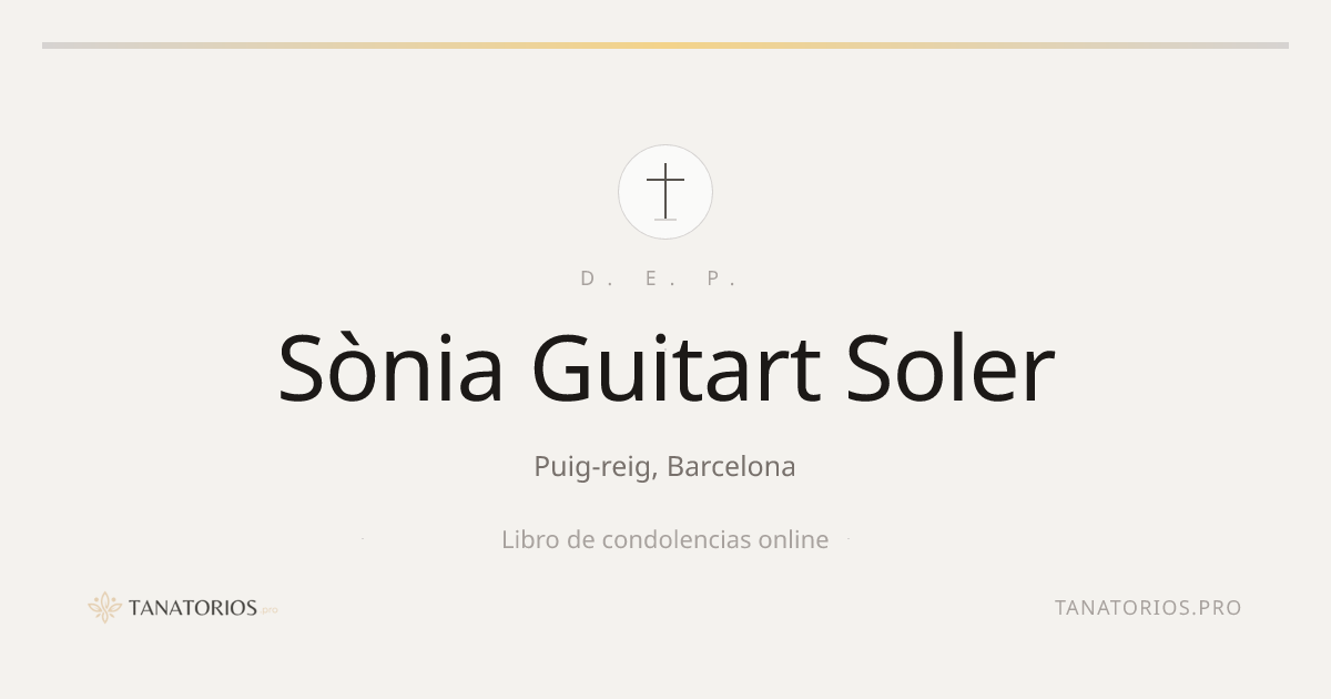 Memorial de Sònia Guitart Soler