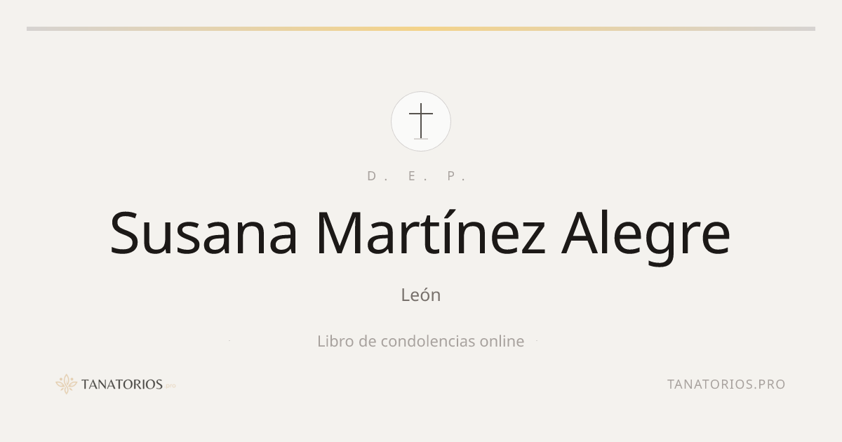 Memorial de Susana Martínez Alegre