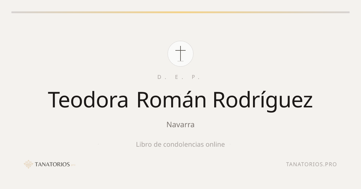 Memorial de Teodora Román Rodríguez