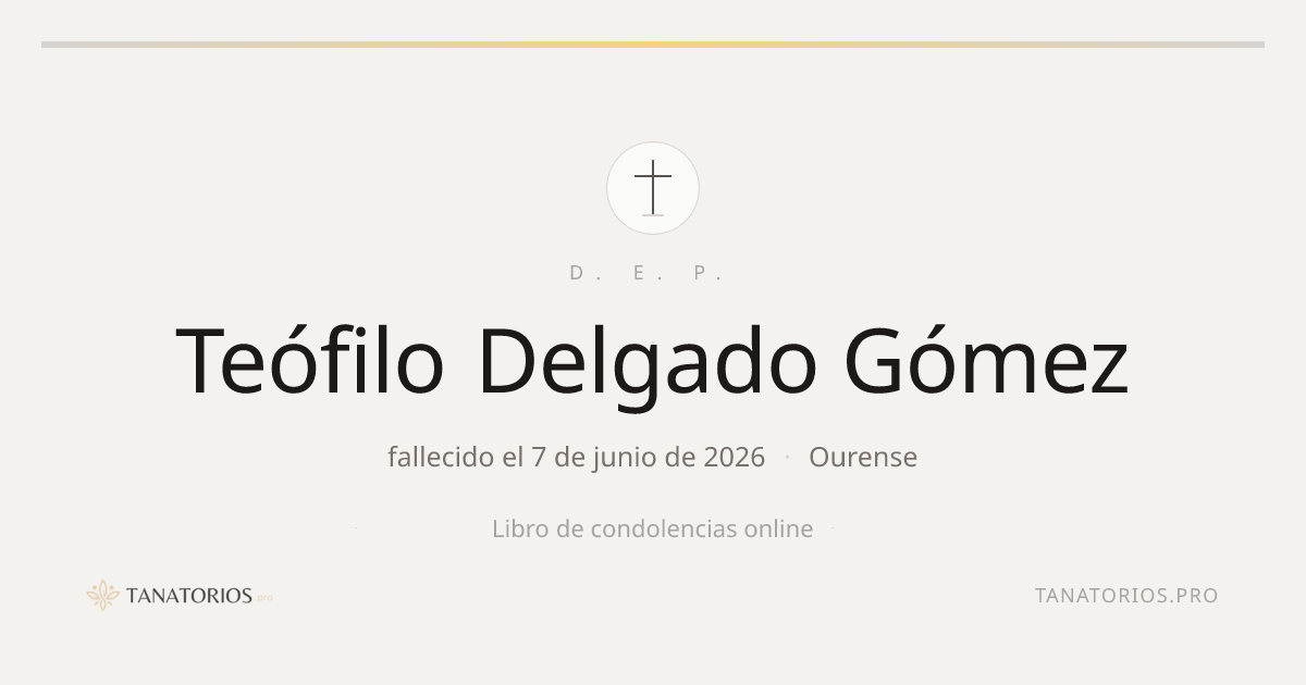 Memorial de Teófilo Delgado Gómez