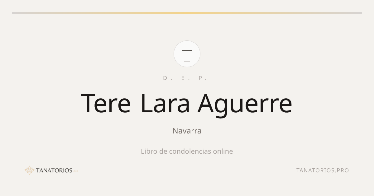 Memorial de Tere Lara Aguerre