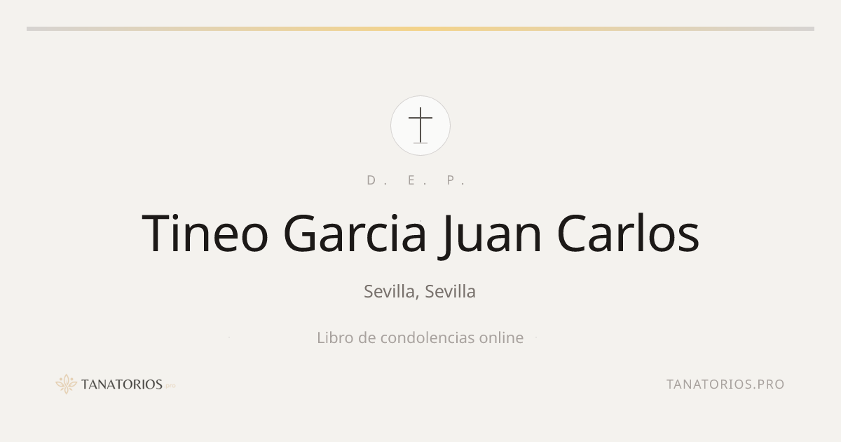 Memorial de Tineo Garcia Juan Carlos