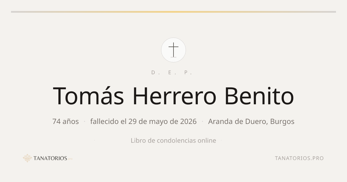 Memorial de Tomás Herrero Benito