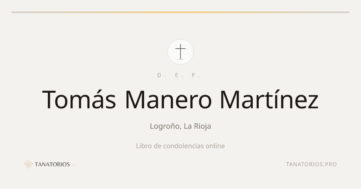 Memorial de Tomás Manero Martínez