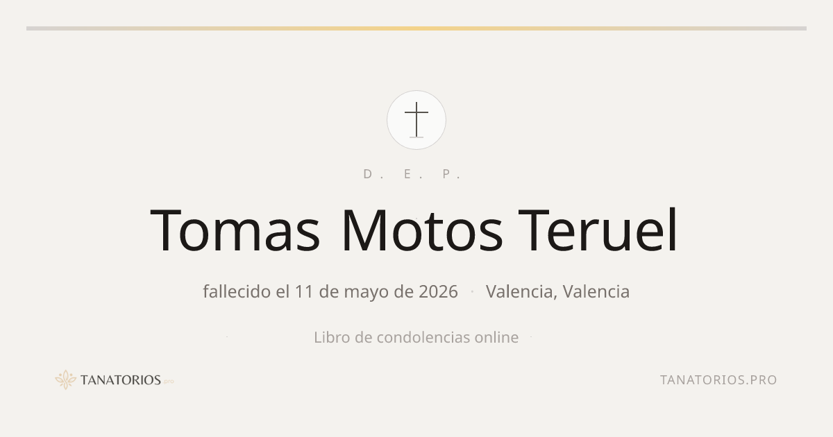 Memorial de Tomas Motos Teruel