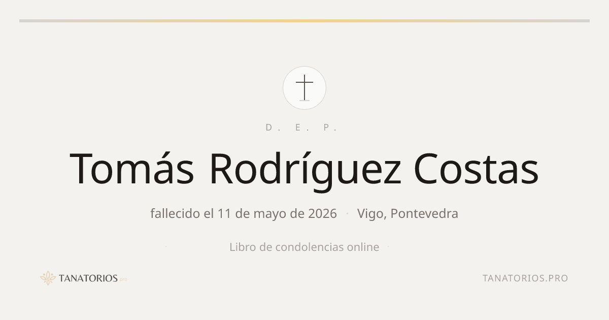 Memorial de Tomás Rodríguez Costas