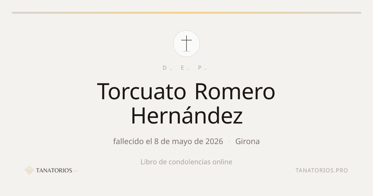 Memorial de Torcuato Romero Hernández