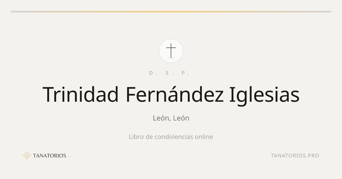 Memorial de Trinidad Fernández Iglesias
