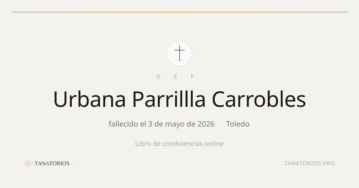 Memorial de Urbana Parrillla Carrobles