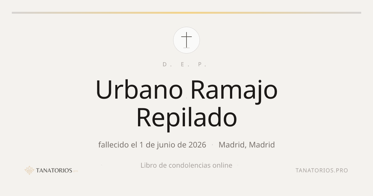 Memorial de Urbano Ramajo Repilado