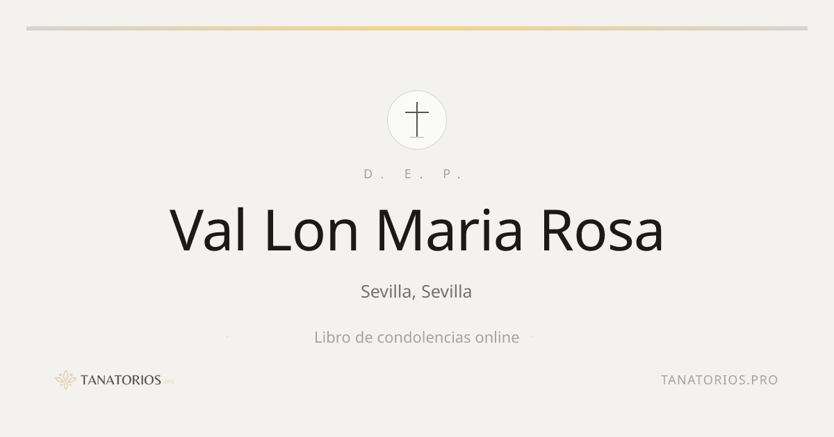 Memorial de Val Lon Maria Rosa