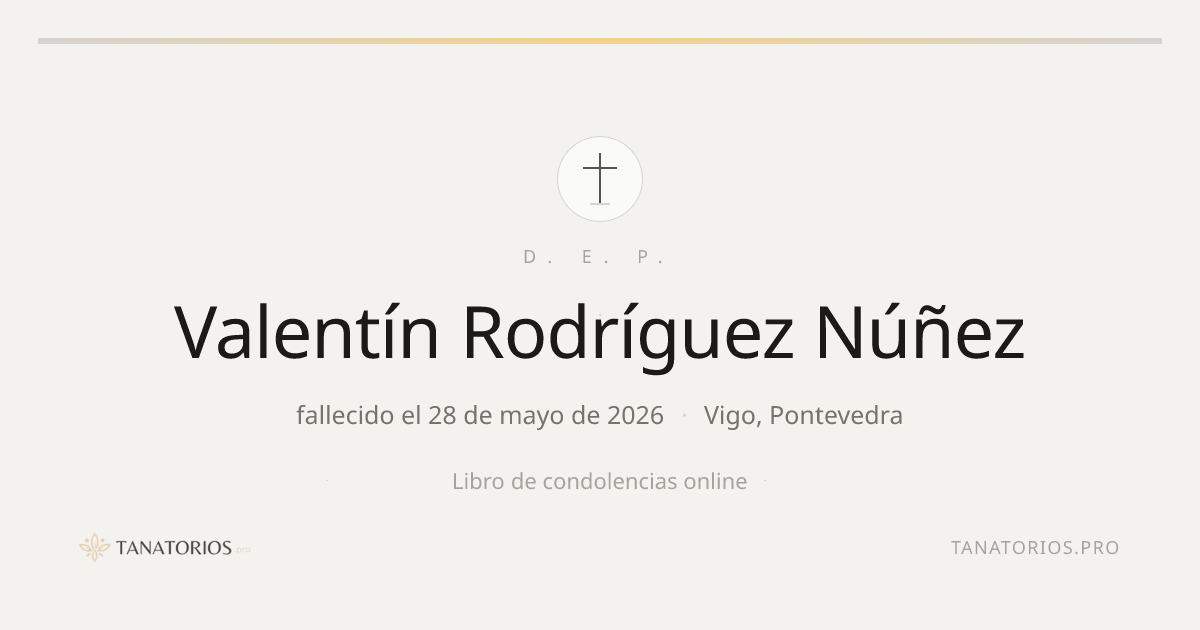 Memorial de Valentín Rodríguez Núñez