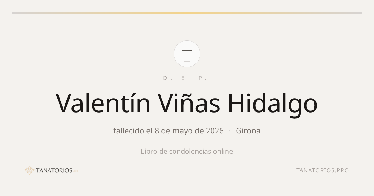 Memorial de Valentín Viñas Hidalgo