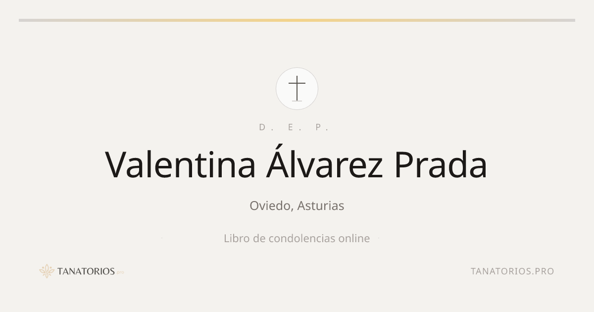 Memorial de Valentina Álvarez Prada