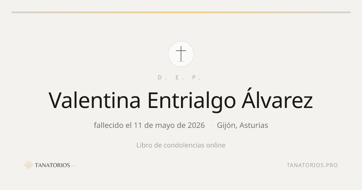 Memorial de Valentina Entrialgo Álvarez