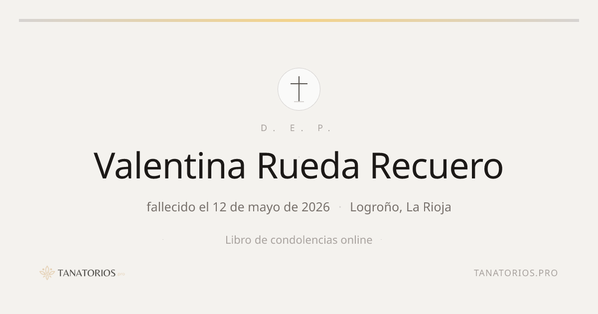 Memorial de Valentina Rueda Recuero