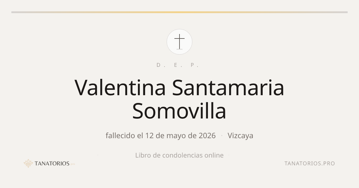 Memorial de Valentina Santamaria Somovilla