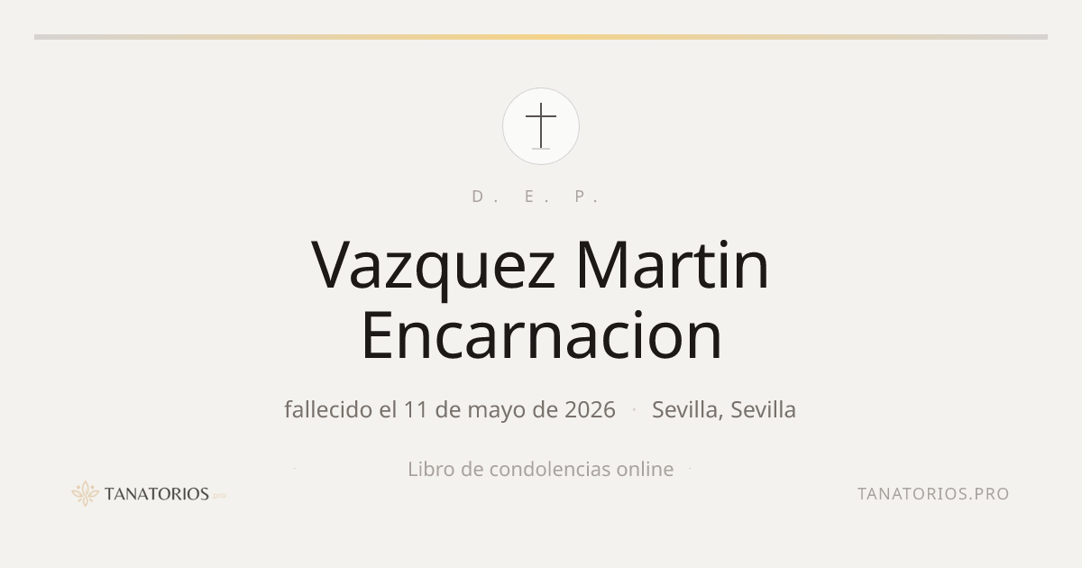 Memorial de Vazquez Martin Encarnacion