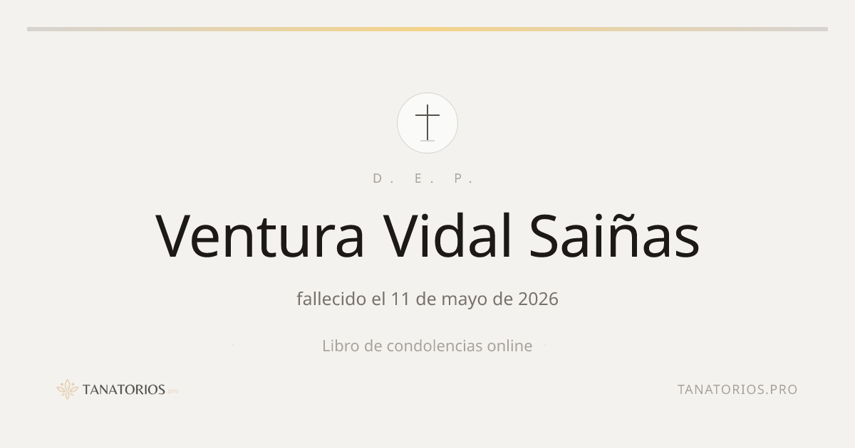 Memorial de Ventura Vidal Saiñas