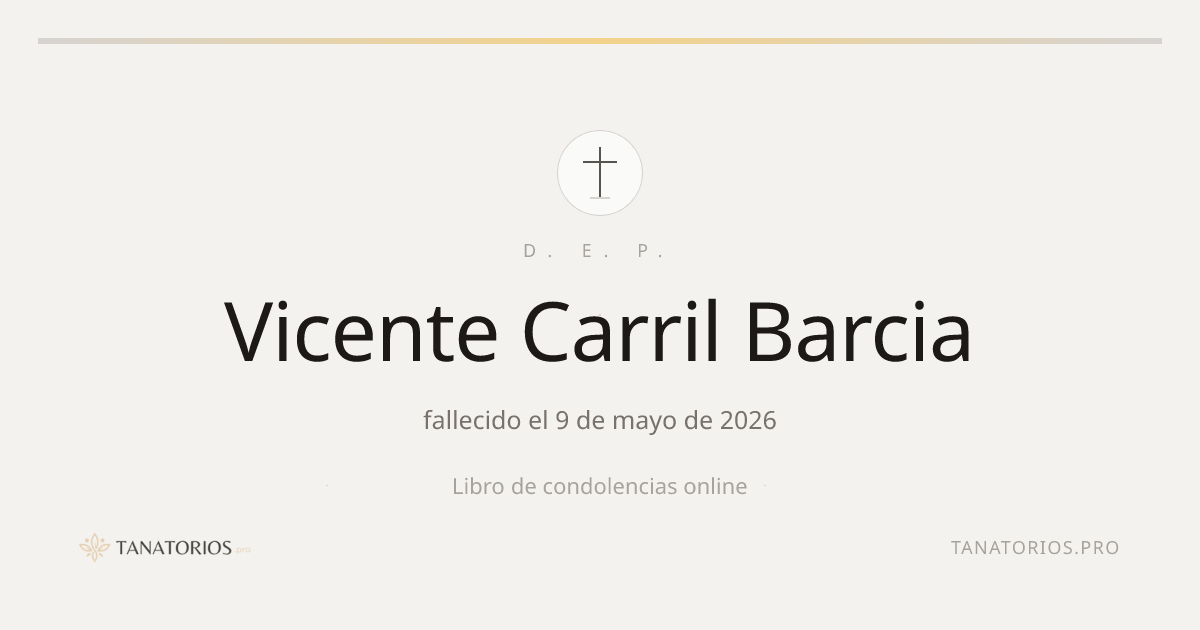 Memorial de Vicente Carril Barcia