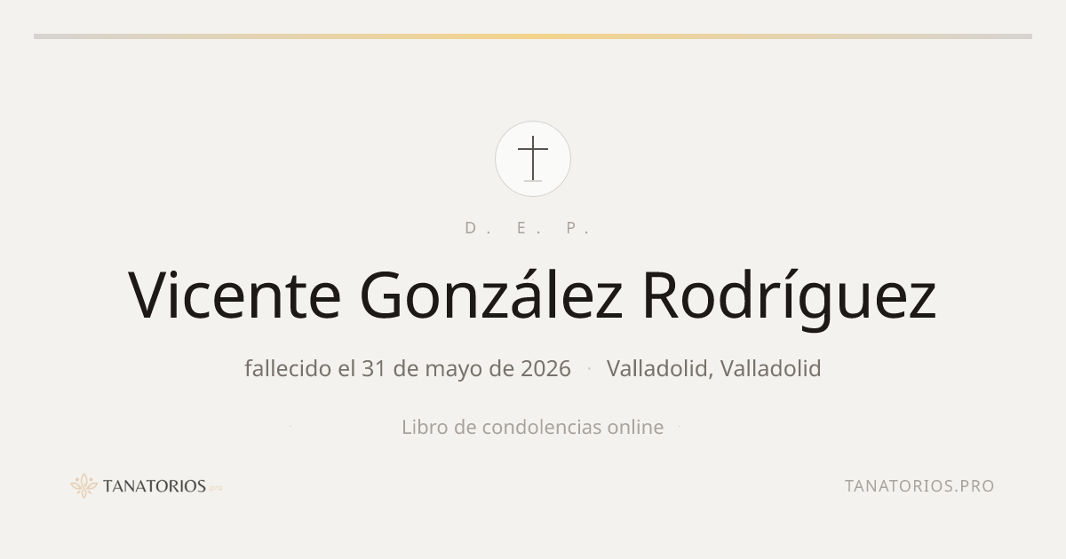 Memorial de Vicente González Rodríguez
