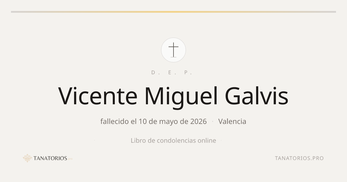 Memorial de Vicente Miguel Galvis