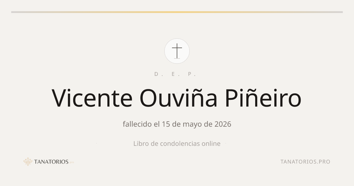 Memorial de Vicente Ouviña Piñeiro