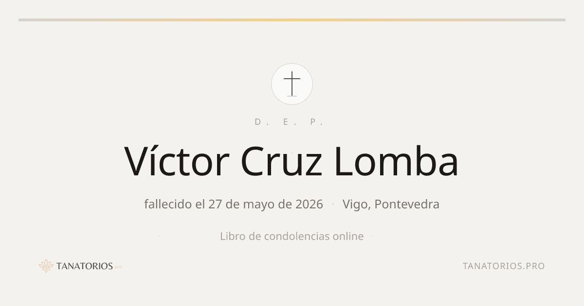 Memorial de Víctor Cruz Lomba