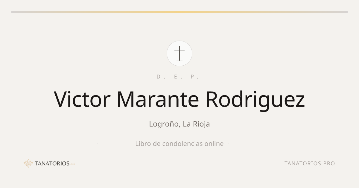 Memorial de Victor Marante Rodriguez