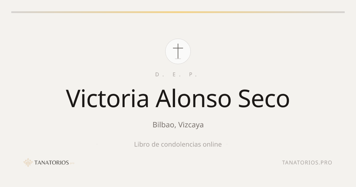 Memorial de Victoria Alonso Seco
