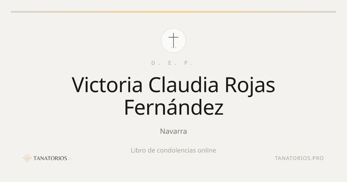 Memorial de Victoria Claudia Rojas Fernández